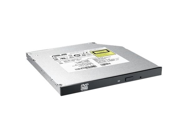 ASUS SDRW-08U1MT - Platestasjon - DVD±RW (±R DL) / DVD-RAM - 8x/8x/5x - Serial ATA - intern - 9,5 mm høyde - svart