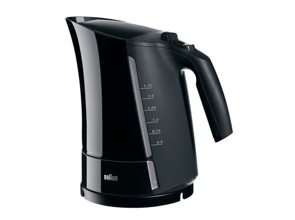 Braun WK 300, 1,6 L, 2200 W, Musta, Veden tason ilmaisin, Ylikuumenemissuoja, Suodatus