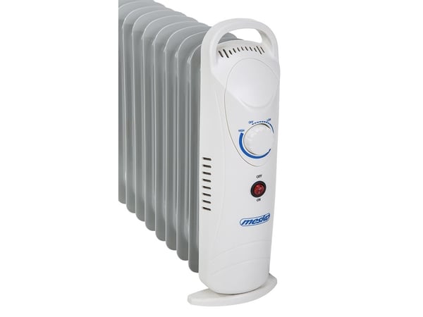 Mesko Home MS7805 Indoor White 1000 W Oil electric space heater