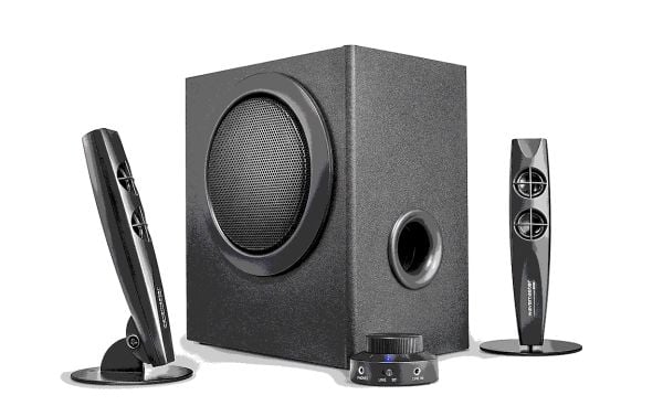 Wavemaster STAX - Høyttalersystem - 2,1 kanaler - trådløs - Bluetooth - 46 watt (Total)