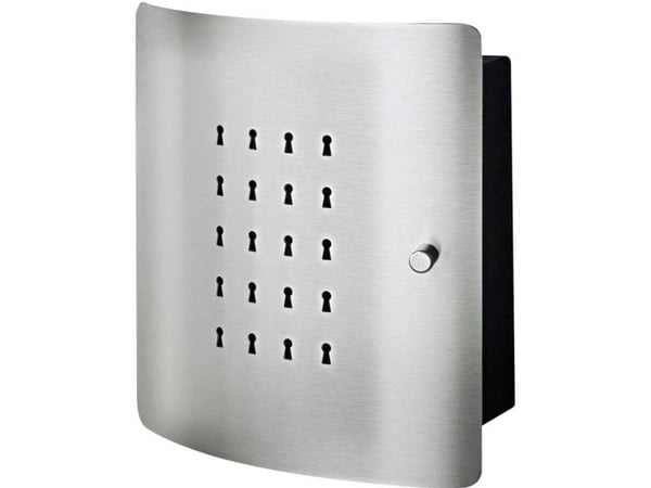 Burg Wächter Nyckelskåp SLOT 6220/10 Ni 33530 Antal krokar 10 Rostfritt stål, svart