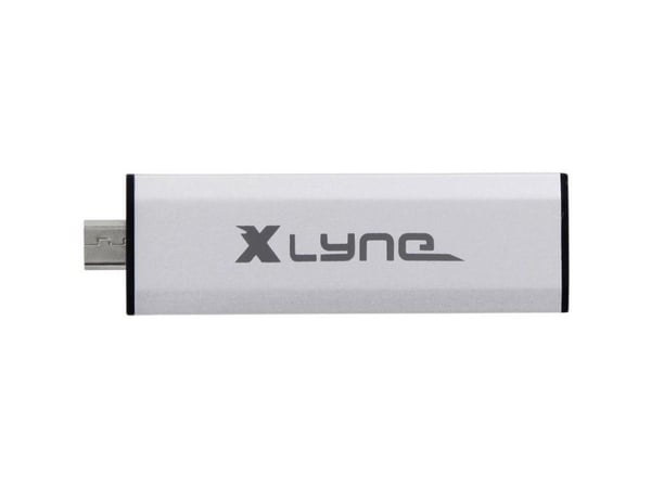 xlyne USB 3.0, 32GB, 32 GB, USB A-tyyppi, 3.2 Gen 1 (3.1 Gen 1), 30 MB/s, Liuku, Musta, Hopea