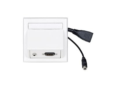 Wall Connection HDMI+ 3,5mm Stereo, Supports 4K*2K 60Hz
