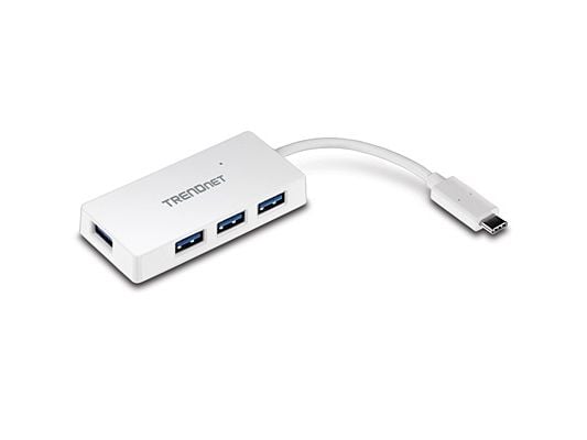 TRENDnet TUC-H4E - Hub - 4 x SuperSpeed USB 3.0 + 1 x USB-C - stasjonær