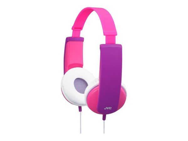 JVC TINYPHONES HA-KD5 - Hodetelefoner - full størrelse - kablet - rosa