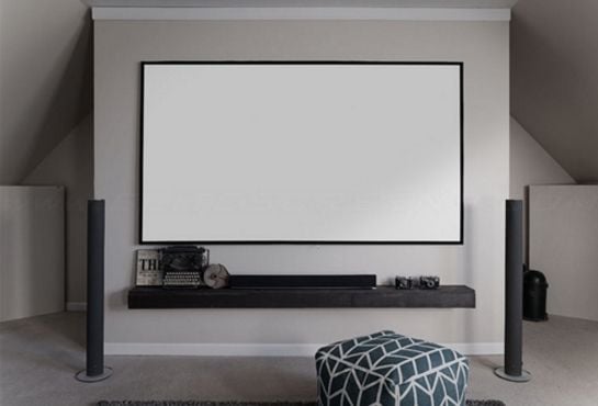 Elite Screens AR92WH2 Aeon Series, Ohje, 2,34 m (92"), 2,22 m, 125 cm, 16:9, Musta