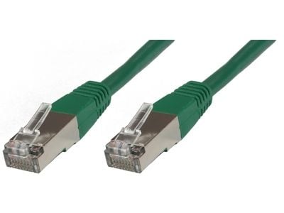 MicroConnect - Nettverkskabel - RJ-45 (hann) til RJ-45 (hann) - 25 cm - SFTP, PiMF - CAT 6 - halogenfri, flertrådet - grønn