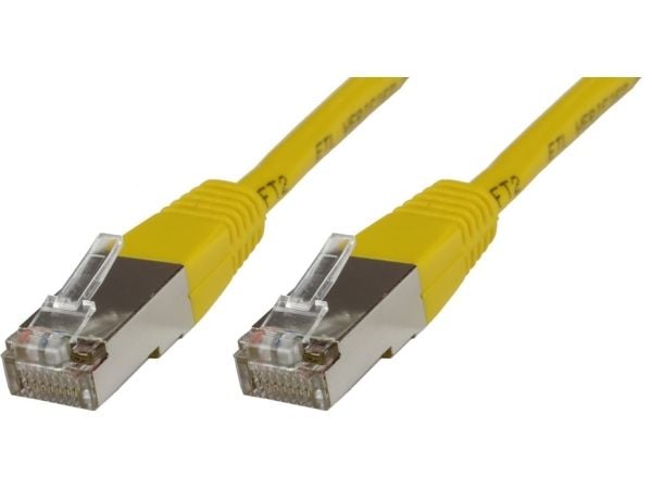 MicroConnect - Nettverkskabel - RJ-45 (hann) til RJ-45 (hann) - 20 m - SFTP, PiMF - CAT 6 - halogenfri, flertrådet - gul