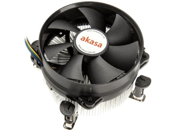 Akasa AK CCE-7104EP - Prosessorijäähdytin - (for: LGA775, LGA1156, LGA1155) - alumiini - 92 mm