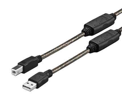 VivoLink - USB-kabel - USB (hann) til USB-type B (hann) - USB 2.0 - 20 m - aktiv