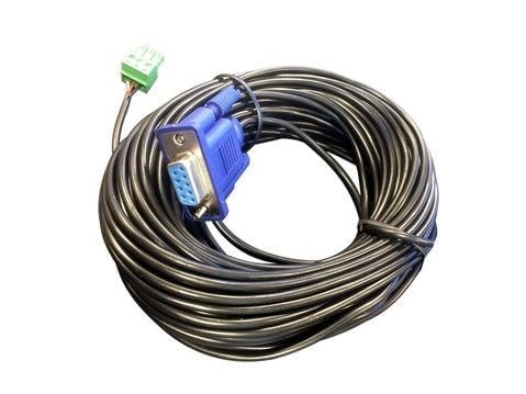 VivoLink Pro - Seriell kabel - DB-9 (hunn) til 3-pin Phoenix - 25 m - tommelskruer