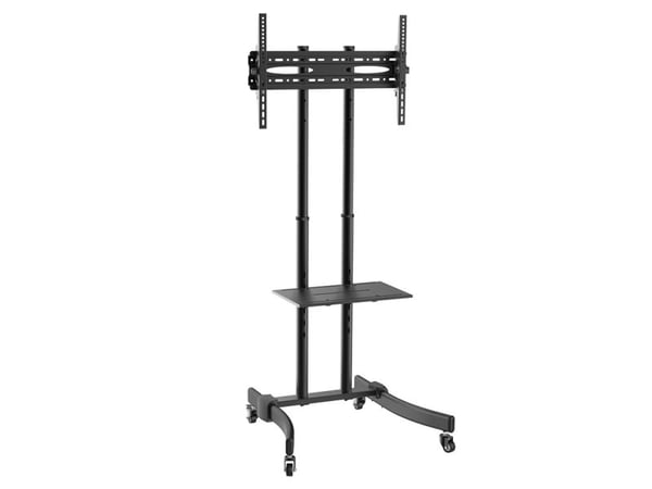 LogiLink BP0026, Musta, Litteä paneeli, Multimediakärry, 40 kg, 94 cm (37"), 177,8 cm (70")