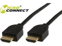 MicroConnect - HDMI-kabel - HDMI hann rett til HDMI hann rett - 3 m - svart