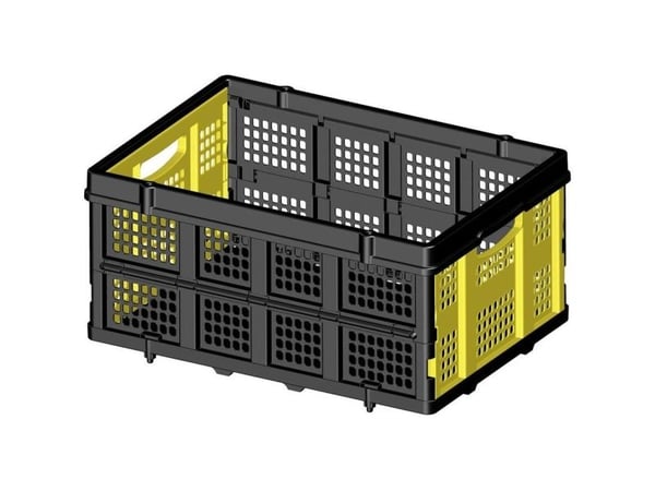 STANLEY SXWTD-FT505 Sammenleggbar kasse SXWTD-FT505 (L x B x H) 568 x 410 x 272 mm Svart, Gul 1 stk