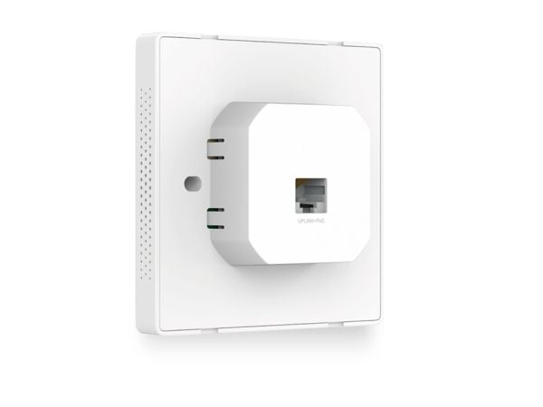 TP-Link Omada EAP115-Wall - Trådløst tilgangspunkt - 100Mb LAN - Wi-Fi - veggmonterbar