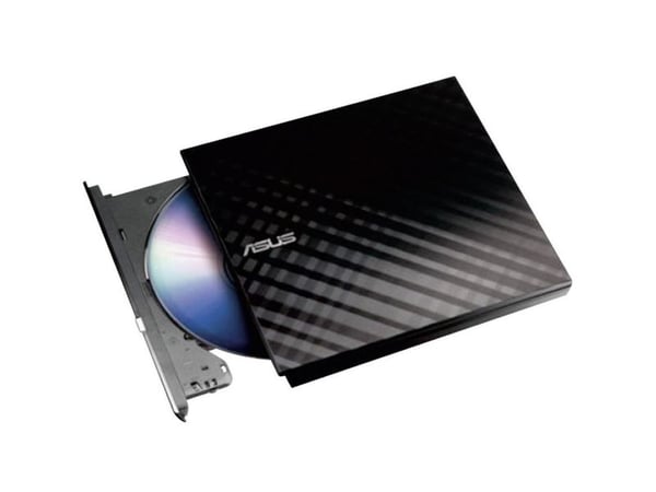 ASUS SDRW-08D2S-U LITE - Platestasjon - DVD±RW (±R DL) / DVD-RAM - 8x/8x/5x - USB 2.0 - ekstern - svart