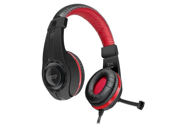 SPEEDLINK Legatos - Headset - på örat - kabelansluten - svart