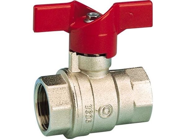 PETTINAROLI Kuglehane 1" muffe/muffe med T-greb