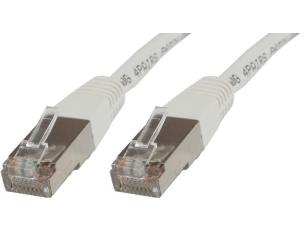 MicroConnect - Nettverkskabel - RJ-45 (hann) til RJ-45 (hann) - 30 m - SFTP, PiMF - CAT 6 - halogenfri, flertrådet - hvit