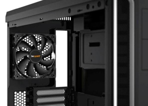 be quiet! Pure Base 600 - Miditower - ATX - ingen strømforsyning - USB/Lyd - Sort/Sølv - (Inkl. 2 x Pure Wings 2 blæsere)