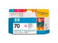 HP 70 - 130 ml - lys magenta - original - DesignJet - blekkpatron - for DesignJet HD Pro MFP, T120, Z2100, Z3100, Z3100ps, Z3200, Z3200ps, Z5200, Z...