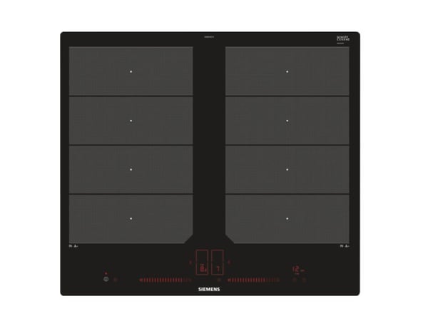 Siemens iQ700 EX601LXC1E - Induktionshäll - 4 kokplattor - Fördjupning - bredd: 56 cm - djup: 50 cm - svart