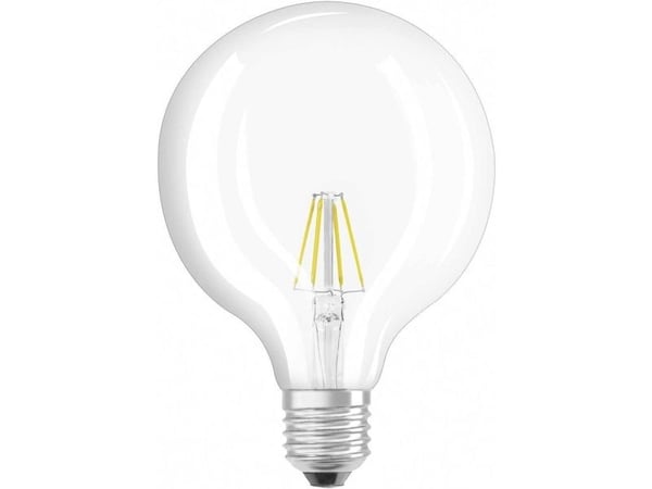 OSRAM - LED-filamentlyspære - klar finish - E27 - 4.5 W (ekvivalent 40 W) - klasse E - varmt hvitt lys - 2700 K