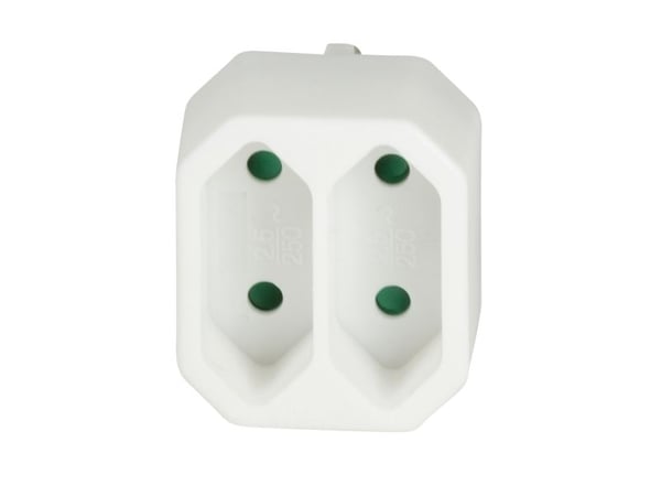 LogiLink LPS218, Sisätila, Valkoinen, RoHS, 2 AC-pistorasia(a), 250 V, 1100 W