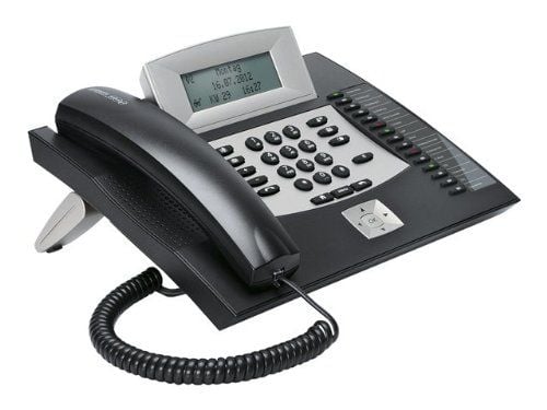 Auerswald COMfortel 1600 - ISDN-telefon - svart - for COMpact 3000 analog, 3000 ISDN, 3000 VoIP, 5010 VOIP, 5020 VOIP