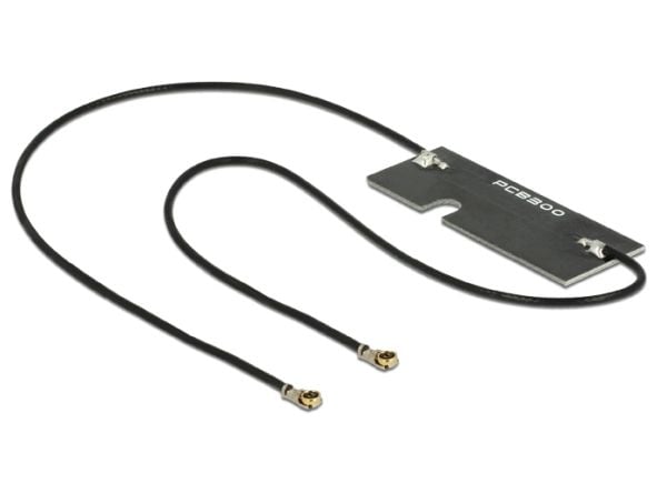 Delock WLAN Twin Antenna - Antenne - Wi-Fi - 5 dBi - svart