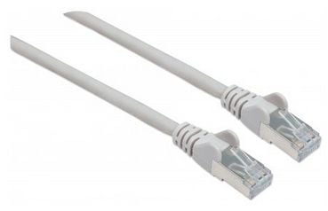 Intellinet 0.5m CAT6a S/FTP, 0,5 m, Cat6a, S/FTP (S-STP), RJ-45, RJ-45, Grå