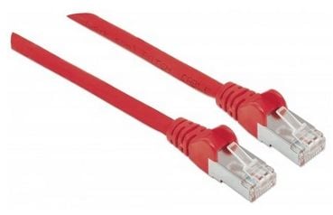 Intellinet 0.5m CAT6a S/FTP, 0,5 m, Cat6a, S/FTP (S-STP), RJ-45, RJ-45, Rød