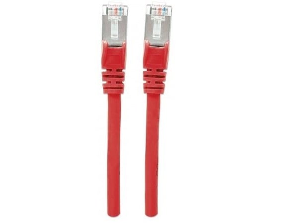 Intellinet 319119, 3 m, Cat6a, S/FTP (S-STP), RJ-45, RJ-45, Rød