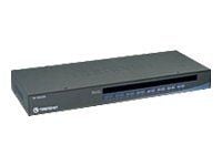 Trendnet 16-Port USB/PS/2 Rack Mount KVM Switch, 2048 x 1536 pikseliä, Telineasennus, 1U, musta