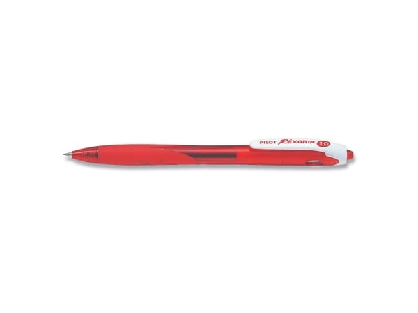 Kuulakärkikynä pilot begreen rexgrip, 1,0 mm, punainen, 10 kpl.