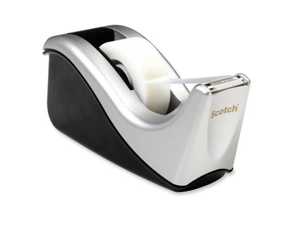 Scotch C60 - Dispenser - skrivebord - svart/sølv-dispenser
