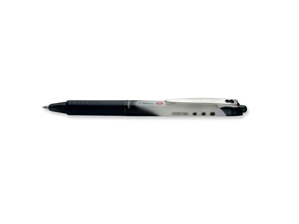 Rollerpenna, Pilot V-Ball Rt, refillbar, 0,5 mm, svart, 12-pack
