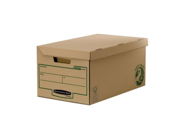 Bankers Box Earth Series - Lagerboks - for A4, Foolscap - brun (en pakke 10)
