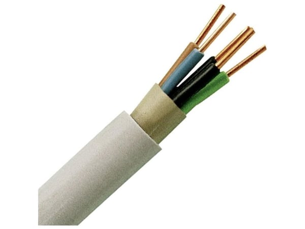 Kopp 153210846 Vaippakaapeli NYM-J 5 G 2,50 mm² Harmaa 10 m 10 m