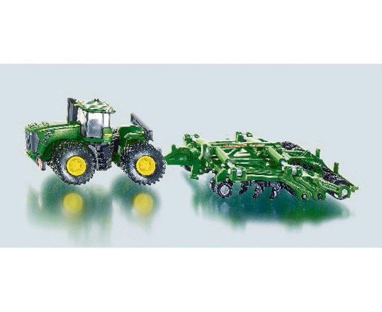 Siku 1856, Traktor, Montert på forhånd, 1:87, Metall, Plast, 3 år, Sort, Grønn