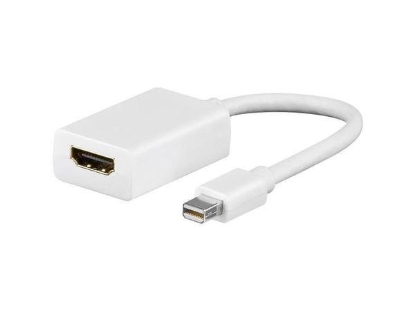 Goobay 51729, 0.15 m, Mini DisplayPort, HDMI Type A (Standard), urosliitin, naarasliitin, suora