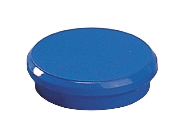 Dahle 95524, Whiteboard-magnet, Blå, 24 mm, 24 mm, 7 mm, 10 stykker