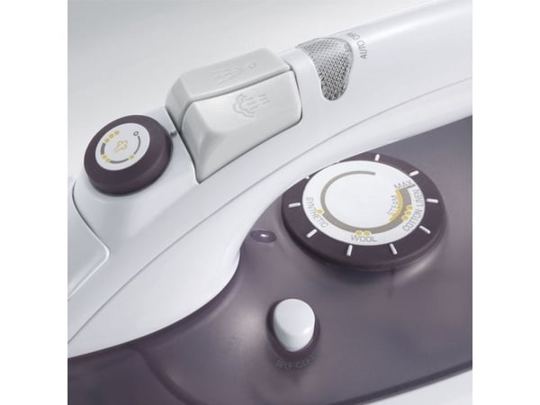 SEVERIN BA 3210 - Ångstrykjärn med automatisk avstängning - sula keramik - 2500 W - vit/lila