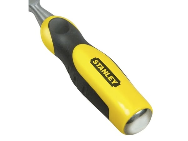 Stanley 0-16-872, Bred meisel, Meisel skjær, Stål, Sort, Gult, 10 mm, 12,5 cm