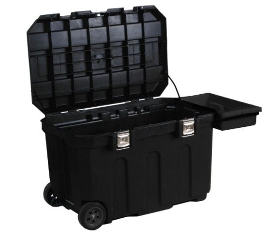 Stanley MOBILE Job Chest, Tietokonelaukku pyörillä, Metalli, Muovi, Musta