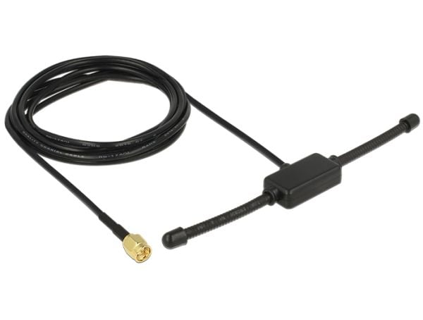 Delock - Antenne - dipol - 3 dBi - rundtstrålende - innendørs