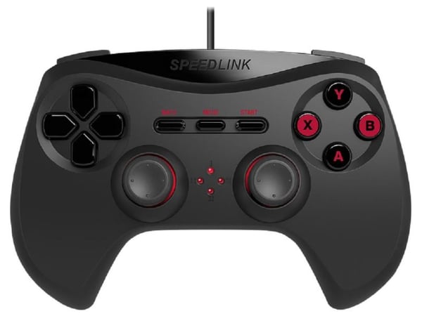 SPEEDLINK Strike NX SL-650100-BK - Håndkonsoll - 12 knapper - trådløs - svart - for PC