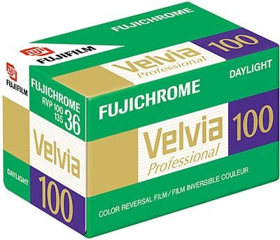 Fujifilm Fujichrome Velvia 100 Professional [RVP100] - Fargefilmbånd - 135 (35 mm) - ISO 100 - 36 eksponeringer