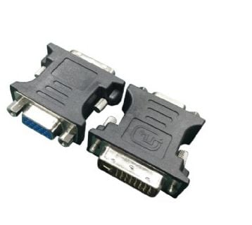 Cablexpert - Videoadapter - DVI (han) til 15 pin D-Sub (DB-15) (hun) - tommelskruer - sortti