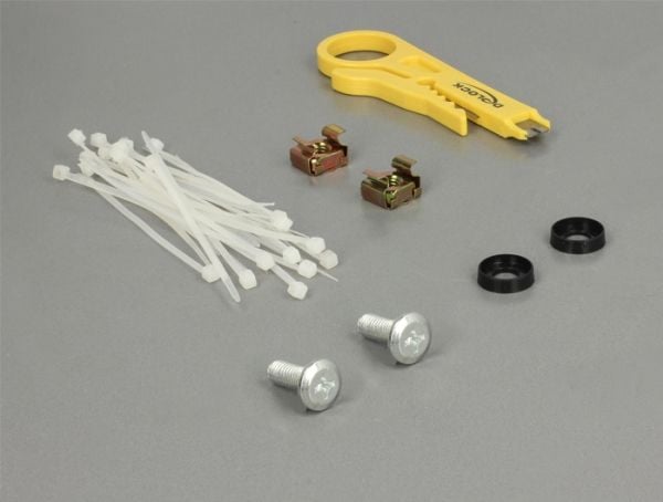 Delock - Koblingspanel - CAT 6 - RJ-45 X 24 - kullsort, RAL 9005 - 0.5U - 19"